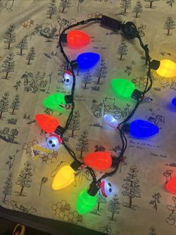 Nightmare Before Christmas Light Up Necklace From Disney Parks 