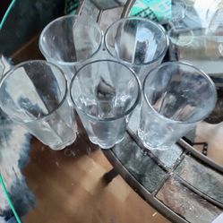 5 Anchor Hocking Tempered Beverage Glasses 