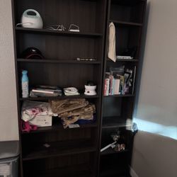 IKEA Book Shelf Pair 1 Wide 1 Slim