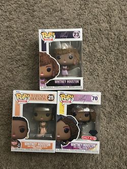Whitney Houston Funko Lot 