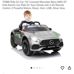 TOBBI Ride On Car 12V Licensed Mercedes Benz