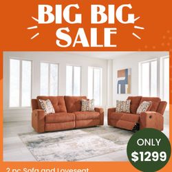 2 Pc Sofa And Loveseat 
