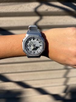 Casio G-Shock GA2100 Metallic Silver