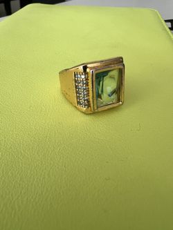 Gold & Turquoise Ring 