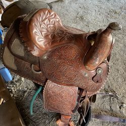 Western Saddle High Horse