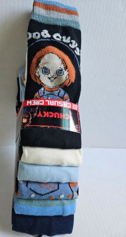 Chucky Casual Crew Socks 6-Pack