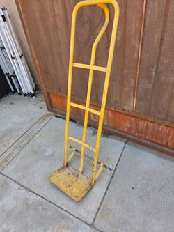 Yellow Steel Hand Truck Dolly tool