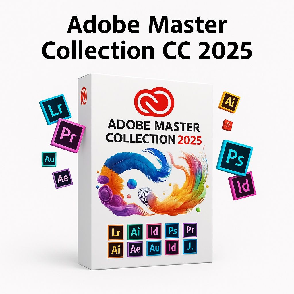 Adobe Master Collection 2025, With License For Windows Desktop MacBook