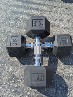 15 pounds dumbbells