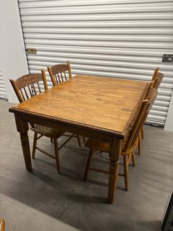 Solid Wood Dining Room Table