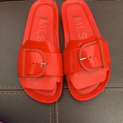 Melissa Red Beach Slides