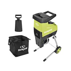 Sun Joe CJ603E 1 3/4" Electric Corded Wood Chipper / Shredder with Collection Bag New Open Box
