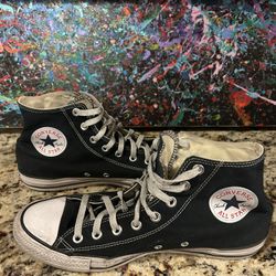 Converse All Star Men's Size 11 Women's Size 13 Shoes Black
