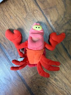 The Little Mermaid Sebastian the lobster Plush  Smoke free home