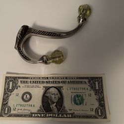 Antique/ Vintage Style Heavy Metal Ornate Detail Coat Hook 