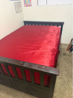 Bed frame and mattress full size