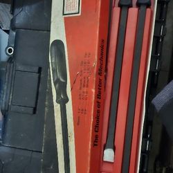 Snap On Vintage Pry Bars Set 