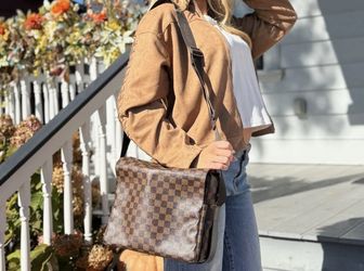 Louis Vuitton Naviglio Damier Ebene Crossbody Bag