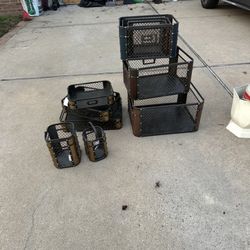 New Metal Baskets From Home Goods