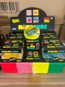Nee Doh Nice Cube Apple Squishy