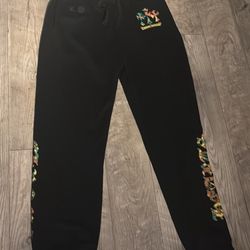 Camo Chrome Hearts Sweats