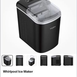🪼 $60 Whirlpool Ice Maker - WHCI26VBA3A - 26 LBS of ice per day🆕B44