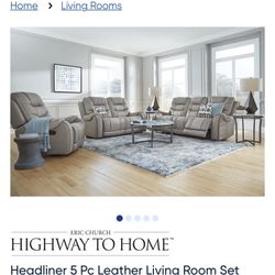 Eric Church Leather Furniture Set