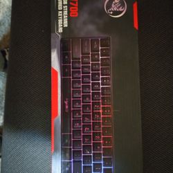 The 700 RGB Streamer Wired Keyboard For Gaming