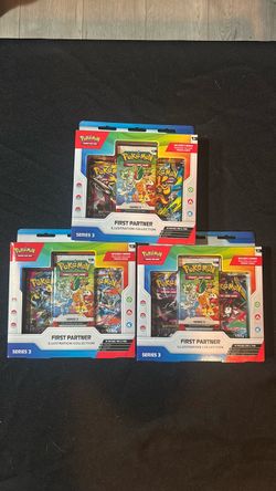 Pokémon First Partner Illustration Collection Series 3 (x3)