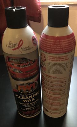 FW1 Wash and Wax Waterless Auto Cleaning Wax