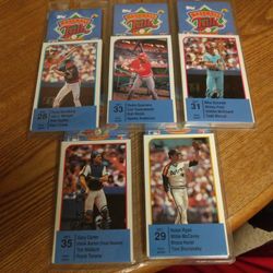 1989 BASEBALL TALK CARDS (CD-CARDS).