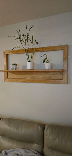 White Oak wall Frame custom made