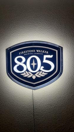 805 Beer LED Shield Sign