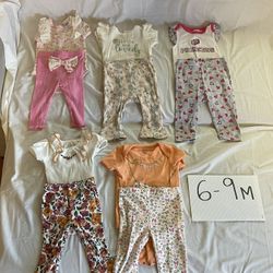 Baby Girls Clothes ( 6-9 Months) 