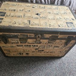 Beautiful 1880 Auntique Trunk 