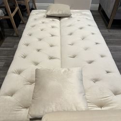 Sofa Bed Foldable Bed BRAND NEW !!!! Never Used 71”x38” Sofa Bed Cream Color  Cream couch 