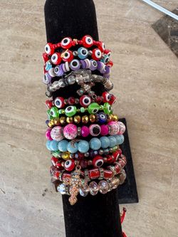 Handmade Beaded Stretch Bracelets