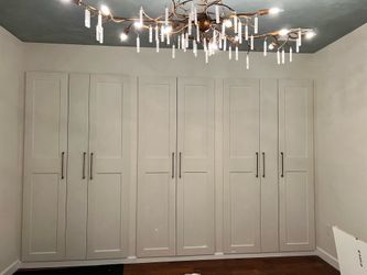 Arhaus gold (brass-look) chandelier