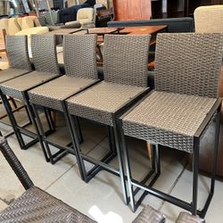 Wicker Barstools