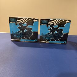 Pokemon Black Bolt Elite Trainer Box, Sealed, Lot of 2