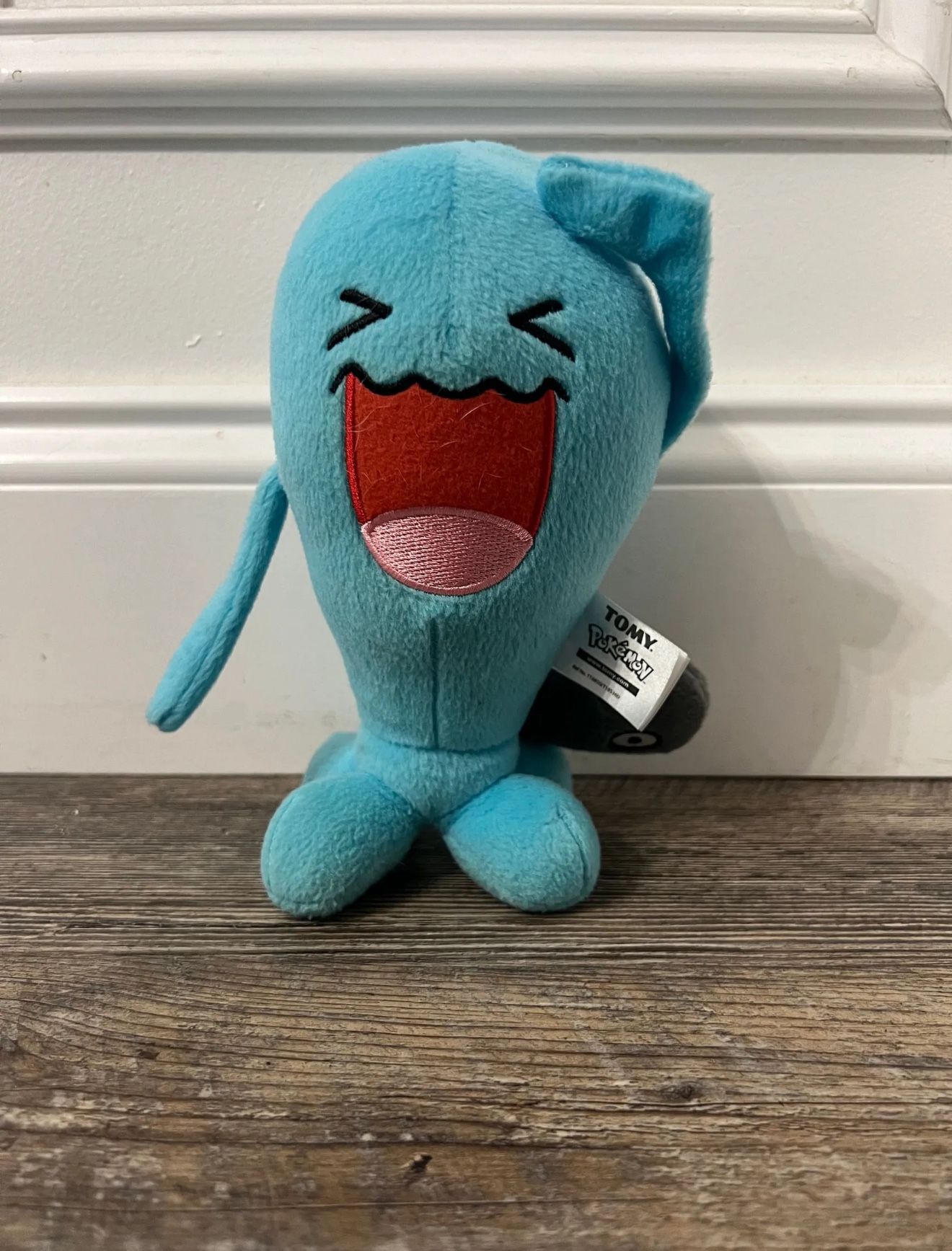 2016 TOMY POKEMON WOBBUFFET PLUSH STUFFED ANIMAL 7" TALL