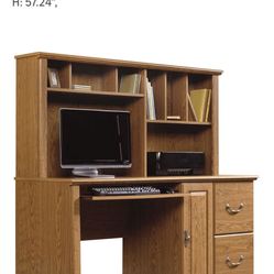 Computer Desk with Hutch