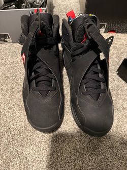Air Jordan 8 Retro Black High-Top Sneakers