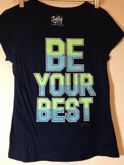 2 “Justice” Teen Girl’s T-sthirts Size 14 Hablo Español