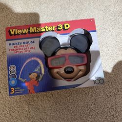 NIB Vintage Disney 100 Mickey Mouse View-Master 3D Deluxe Set