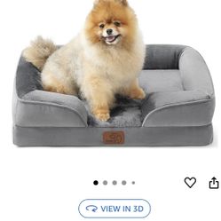 Orthopedic Dog Beds for Small Dogs - Washable Small Dog Cat Bed Waterproof, Comfort Pet Couch Sofa with Washable Removable Cover, Pets Bed with Nonski