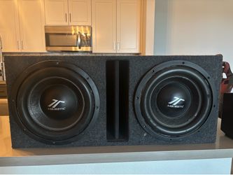 2 12 inch majestic subwoofer
