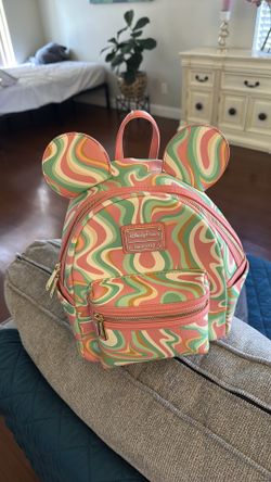 Disney Parks x Loungefly Multicolor Swirl Mini Backpack