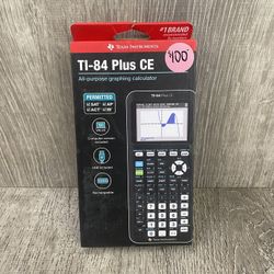Texas Instruments TI-84 Plus CE All-Purpose Graphing Calculator 