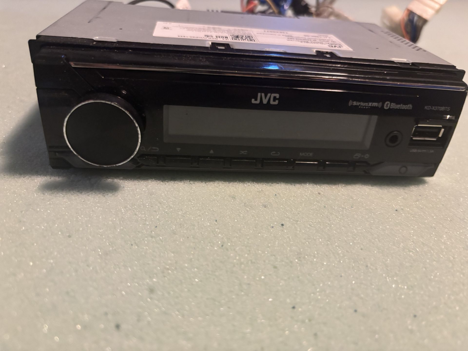 JVC KD-X380BTS Digital Media Car Receiver Featuring Bluetooth, USB, SiriusXM, Amazon Alexa$80
